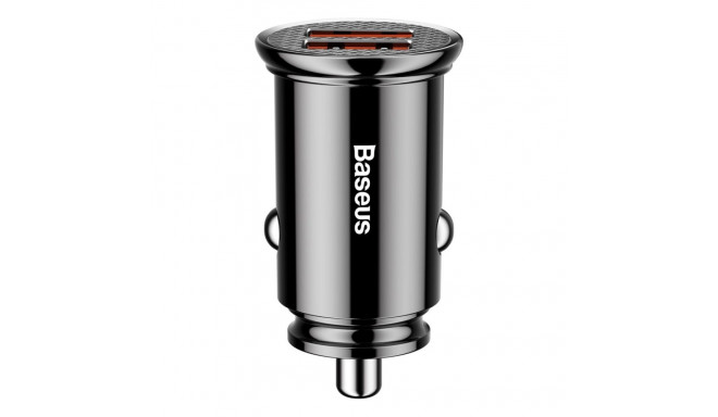 Baseus mobiilseadmete autolaadija AB30BK, must