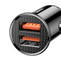 Baseus AB30BK mobile device charger Black Auto