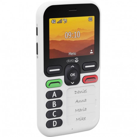 Doro telefon eakatele Leva X10 6.1cm (2.4") 117g, must, valge