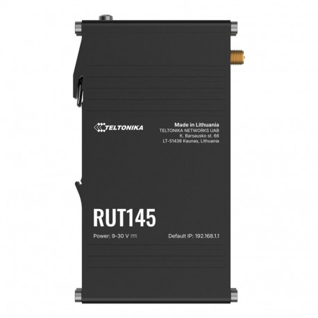 Teltonika RUT145 wireless router Fast Ethernet Single-band (2.4 GHz) Black