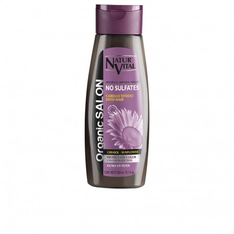 NATUR VITAL ORGANIC SALON juuksemask 300ml sulfaatidevaba värvikaitsega