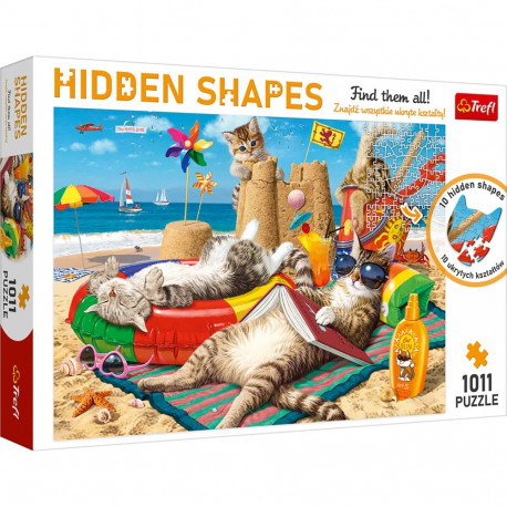 TREFL puzzle Cats´ holidays 1000 pcs