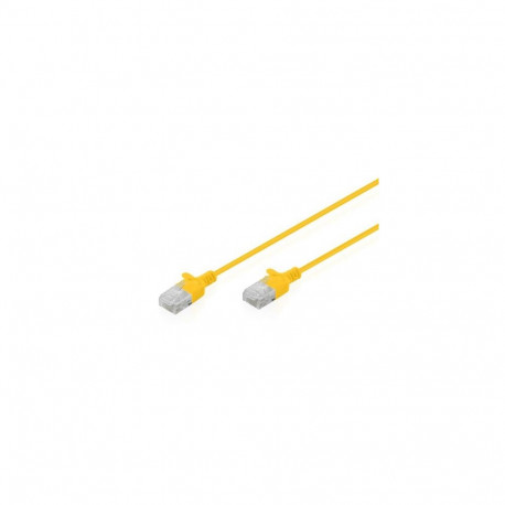 Digitus CAT 6 U-UTP Slim patch cable, 1.5 m, yellow