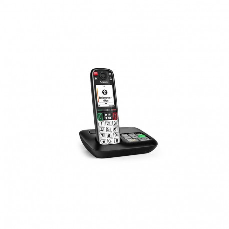 Gigaset EASY 500A Analog/DECT telephone Caller ID Black, Silver