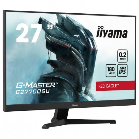 "68,6cm/27"" (2560x1440) iiyama G-Master G2770QSU-B6 16:9 WQHD FastIPS 0,2ms 180Hz HDMI DP USB-Hub S