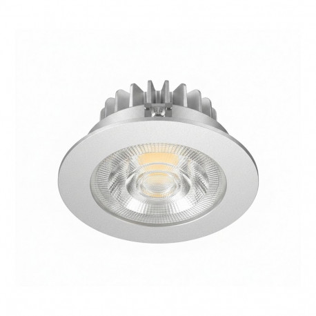 "Synergy 21 LED Deckeneinbauspot Helios silber, rund, warmweiß"