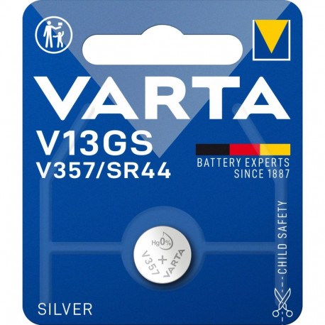 "Varta V13GS/V357/SR44 Silver Coin 04176 101 401"