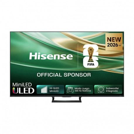 "189,0cm/75"" (3840x2160) Hisense 75E8S Smart TV 4K ULED 8ms 144Hz HDMI USB HDR WiFi Bluetooth Black