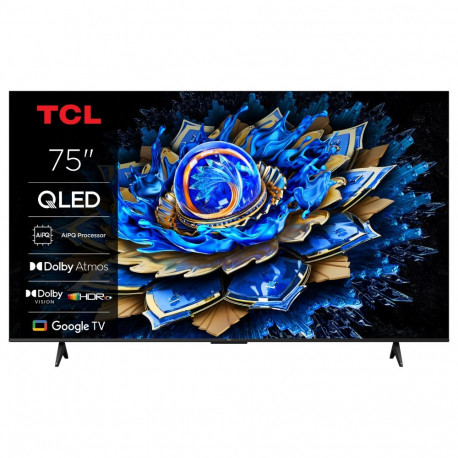 TCL teler 75T6C 190,5cm/75" QLED 4K UHD HVA HDR10+ Dolby Vision HDMI 2.1 Google TV