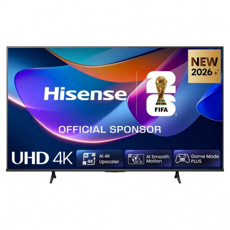 "164,0cm/65"" (3840x2160) Hisense 65A6S Smart TV 4K UHD 8ms 60Hz HDMI USB HDR WiFi Bluetooth Black/G