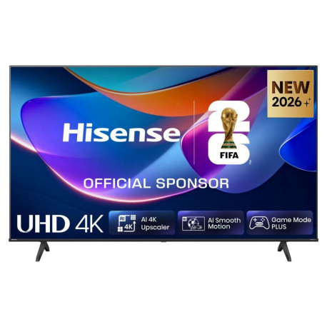 Hisense nutiteler 58A6S 146,0cm/58" (3840x2160) 4K UHD 8ms 60Hz HDMI USB HDR WiFi Bluetooth, must/ha