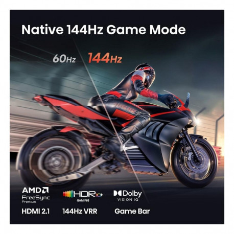 Hisense nutiteler 55U7SE 139,0cm/55" (3840x2160) 4K ULED MiniLED 6ms 144Hz HDMI USB LAN HDR VESA WiF