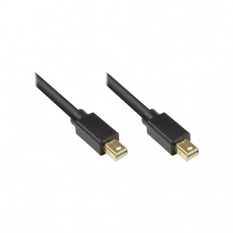 "Anschlusskabel Mini DisplayPort 1.1, Stecker beidseitig, vergoldet, schwarz, 5m, Good Connections®"