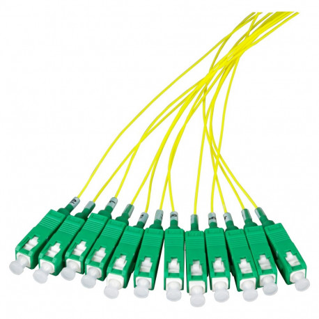 "Faserpigtail SC/APC OS2 G657A2 Gelb 2m - 1 Stck"