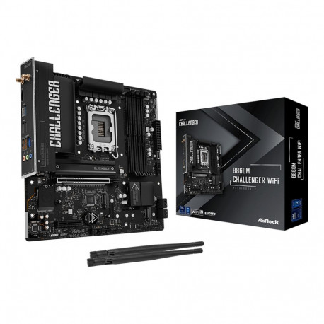 ASRock emaplaat B860M Challenger WiFi 1851 mATX HDMI/DP DDR5