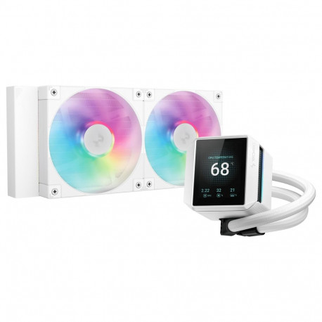 "K Cooler Wasserkühlung DeepCool MYSTIQUE 240 White ARGB"