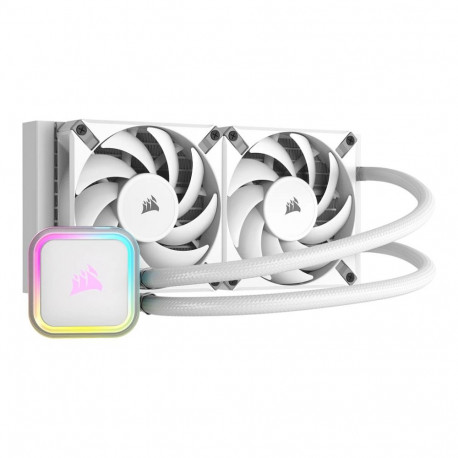 "K CORSAIR WAK Cooling iCUE H100i RGB ELITE WHITE 240mm"