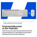 HP klaviatuur-hiire komplekt 495C kahe režiimiga mitme seadmega, valge