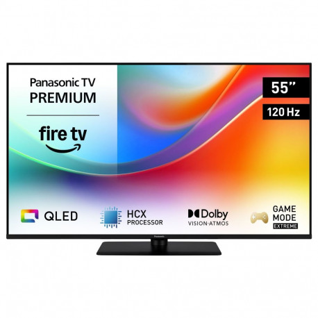 "139,7cm/55"" (3840x2160) Panasonic TV-55W85B 16:9 4K QLED 120Hz Fire TV HDR Dolby Atmos"