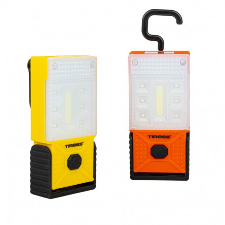Tiross multifunktsionaalne lamp 3W COB +1W LED TS-1845