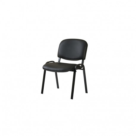 CHAIR ISO BLACK LEATHER DC-221