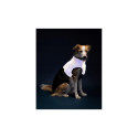 JACKET FOR DOGS FLUO BLACK. WHITE 30