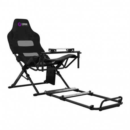 LORGAR FLEX RAF1, Sim Racing Cockpit Advanced, Foldable, 150x72x113 cm-playing, 38x72x126cm-folded, 