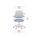 Fotel obrotowy Junior 4.3 Blue-Grey
