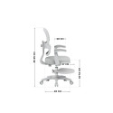 Fotel obrotowy Junior 4.4 Grey