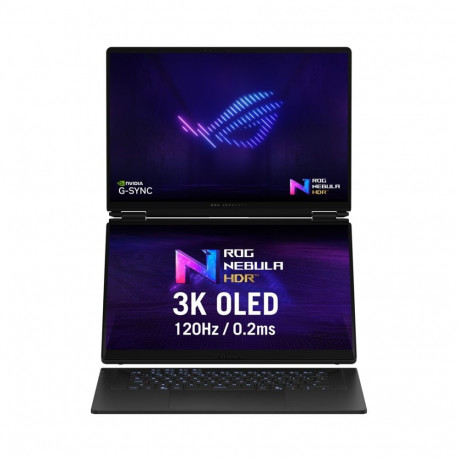 ASUS ROG sülearvuti Zephyrus Duo 16 GX651AX-U9322X Ultra 9 386H 2x16.0"3K puutetundlikud OLED-ekraan