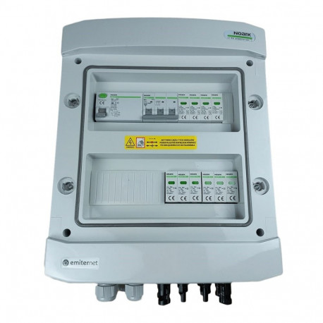EMITTER DC/AC muundur lülitusseadmele kinnitatav hermeetiline IP65, Noark 1000V Type 2 DC ülepingeka