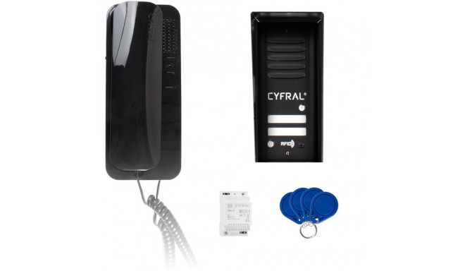 CYFRAL COSMO 2 Intercom black panel