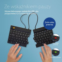 R-Go Tools Ergonomic keyboard R-Go Split Break v2 with break software, ergonomic split keyboard, QWE