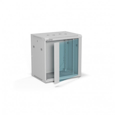 ALANTEC Racking cabinet 19" 12U 600x450, Grey FLAT PACK