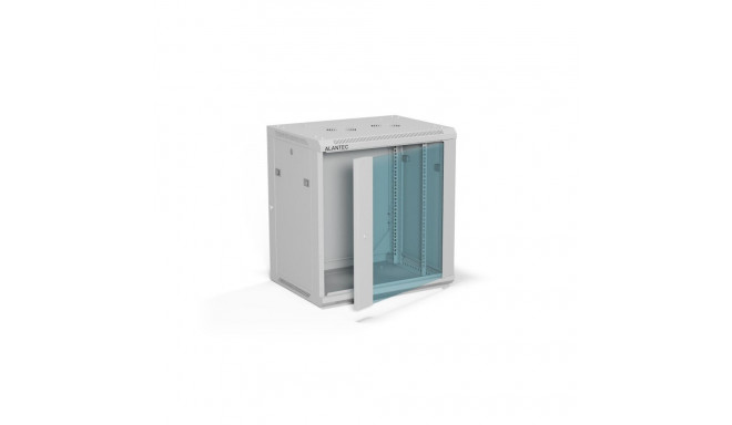 ALANTEC Racking cabinet 19" 12U 600x450, Grey FLAT PACK