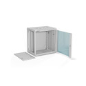 ALANTEC Racking cabinet 19" 12U 600x450, Grey FLAT PACK