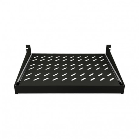 ALANTEC väljatõmmatav riiul 19" 2U, sügavus 350mm, 4 kinnituspunkti, must