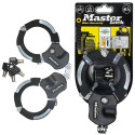 MASTER LOCK rõngaslukk Street Cuff Slot 360mm, must, hõbedane