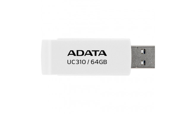 ADATA USB-mälupulk UC310 64 GB USB Type-A, valge