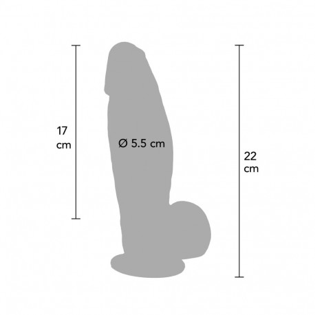 Ultra Realistic Dildo Silicone 22 cm