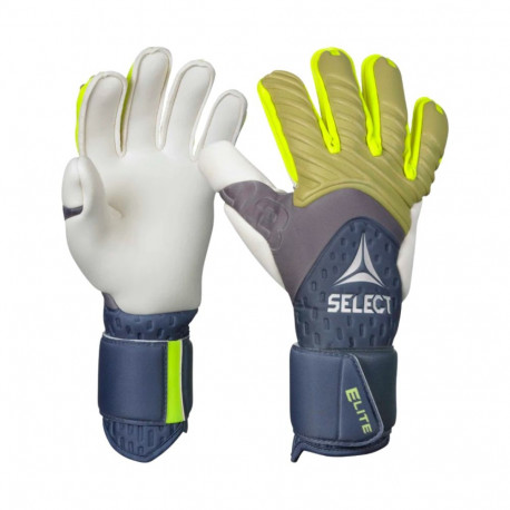 Rękawice bramkarskie Select Elite 93 niebiesko-zielone 500100 8,5