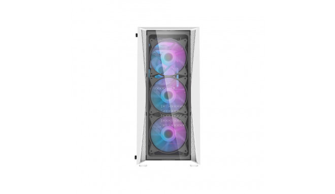 Darkflash DK352 Plus computer case (black and white) + 4 ARGB fans