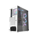 Darkflash DK352 Plus computer case (black and white) + 4 ARGB fans