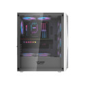 Darkflash DK352 Plus computer case (black and white) + 4 ARGB fans