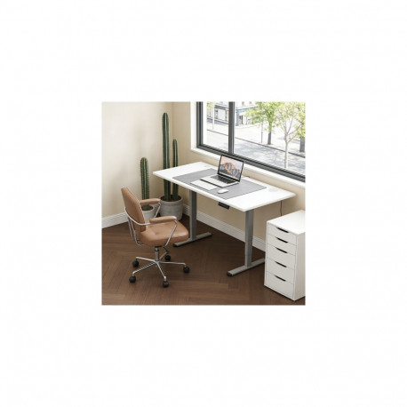 Adjustable Height Table Up Up Bjorn II Gray, Table top L White