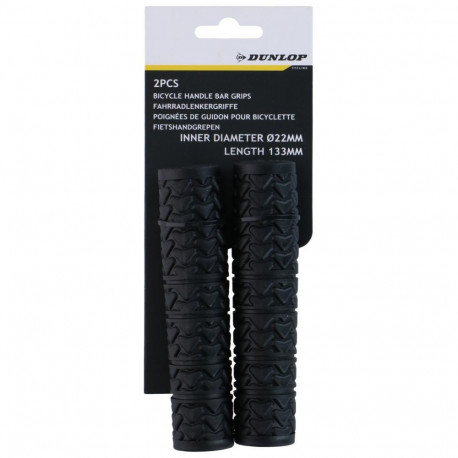 DUNLOP jalgratta käepidemed 28 mm musta