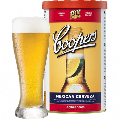 Browin Cerveza Coopers õlle kontsentraat 1,7kg, 23l, 5,2%, hele, kerge mõru, Lager
