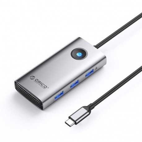 Orico PW11 6in1 USB-C Docking Station 3x USB-A 3.0 1x USB-C 3.0 1x USB-C PD 100 W 1x HDMI 4K 30Hz - 