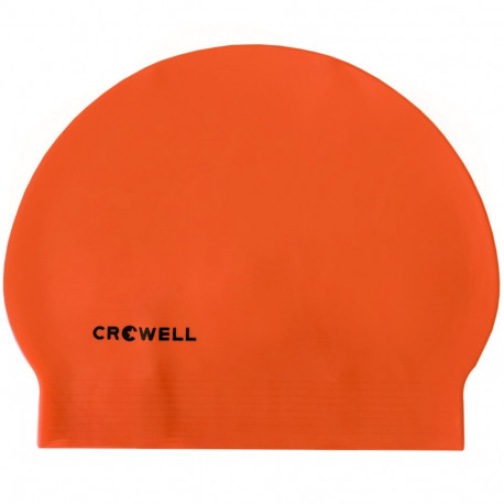 Czepek pływacki latex Crowell Atol pomarańczowy kol.3