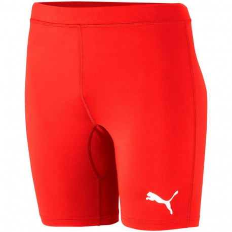 Puma meeste liibuvad lühikesed püksid Liga Baselayer 655924 01, punane